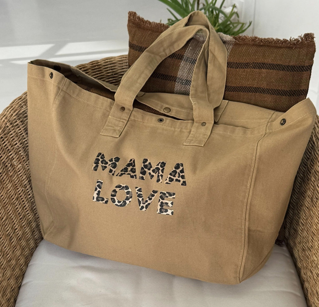 Grand sac cabas femme et enfant Liv&Ciboulette