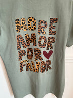 Tee-shirts femme été more amor for favor Liv&Ciboulette