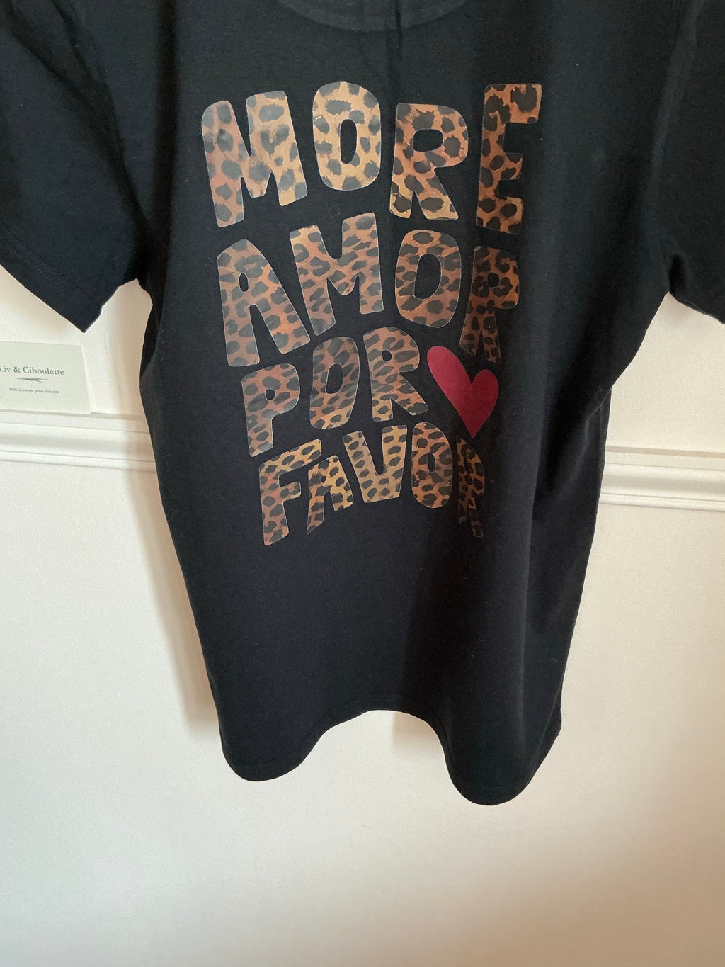 Tee-shirts femme été more amor for favor Liv&Ciboulette