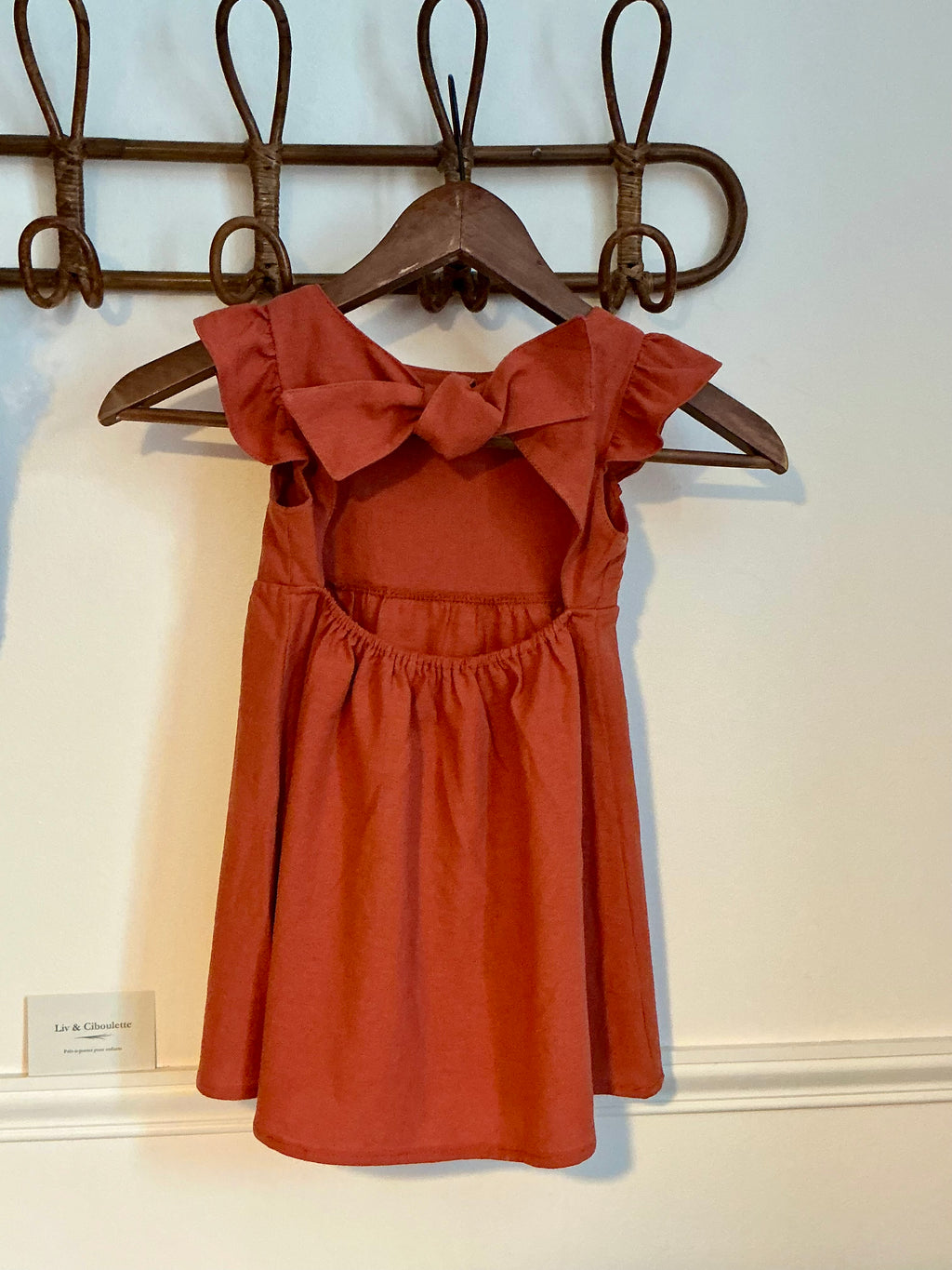 Robe dos nu noeud Liv&Ciboulette