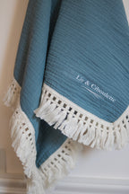 Couverture bébé été gaze de coton Liv&Ciboulette