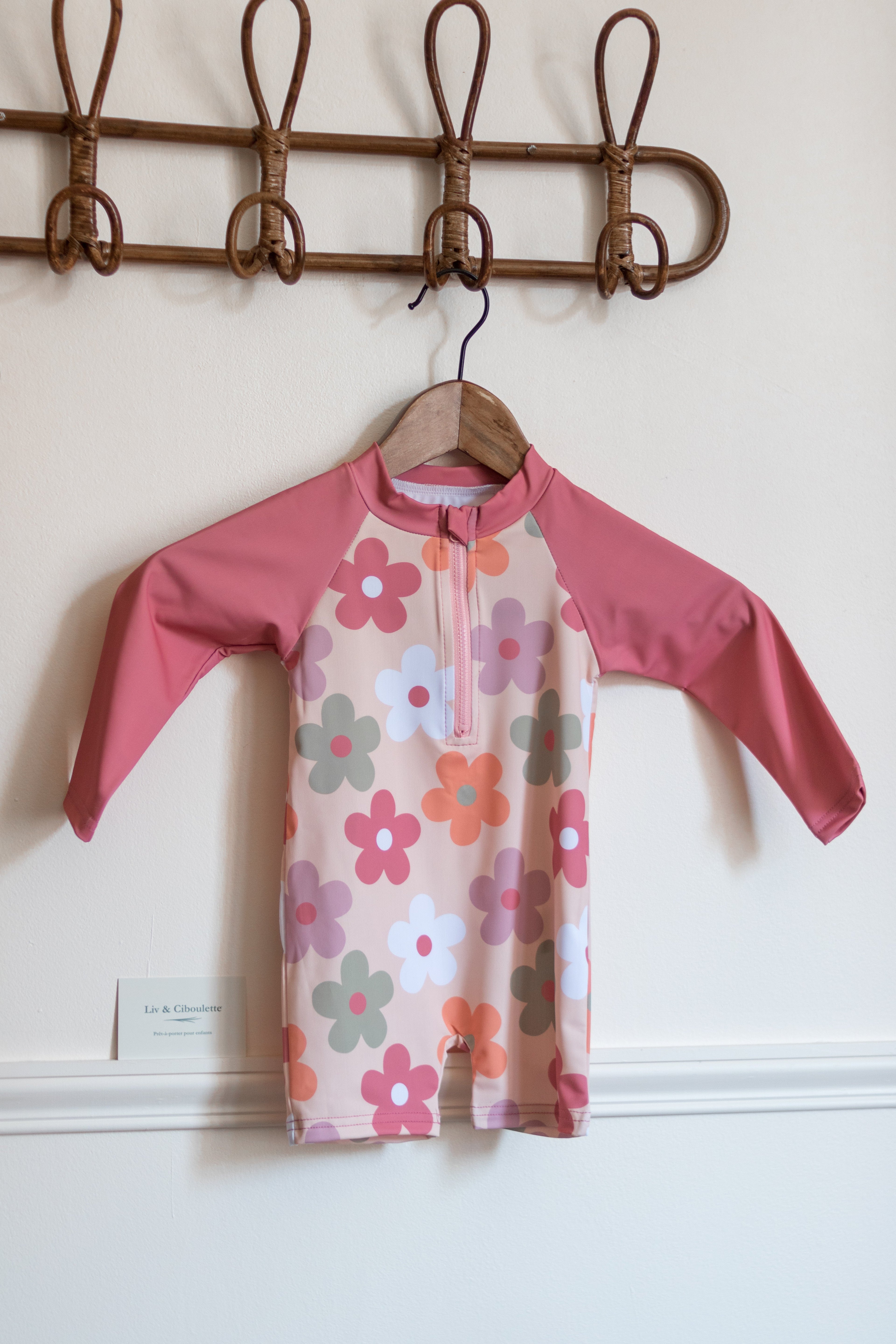 Maillot de bain intégral bébé fille Liv&Ciboulette