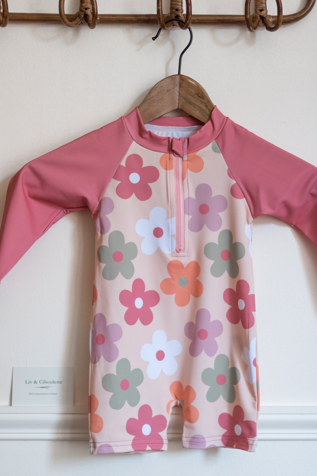 Maillot de bain intégral bébé fille Liv&Ciboulette