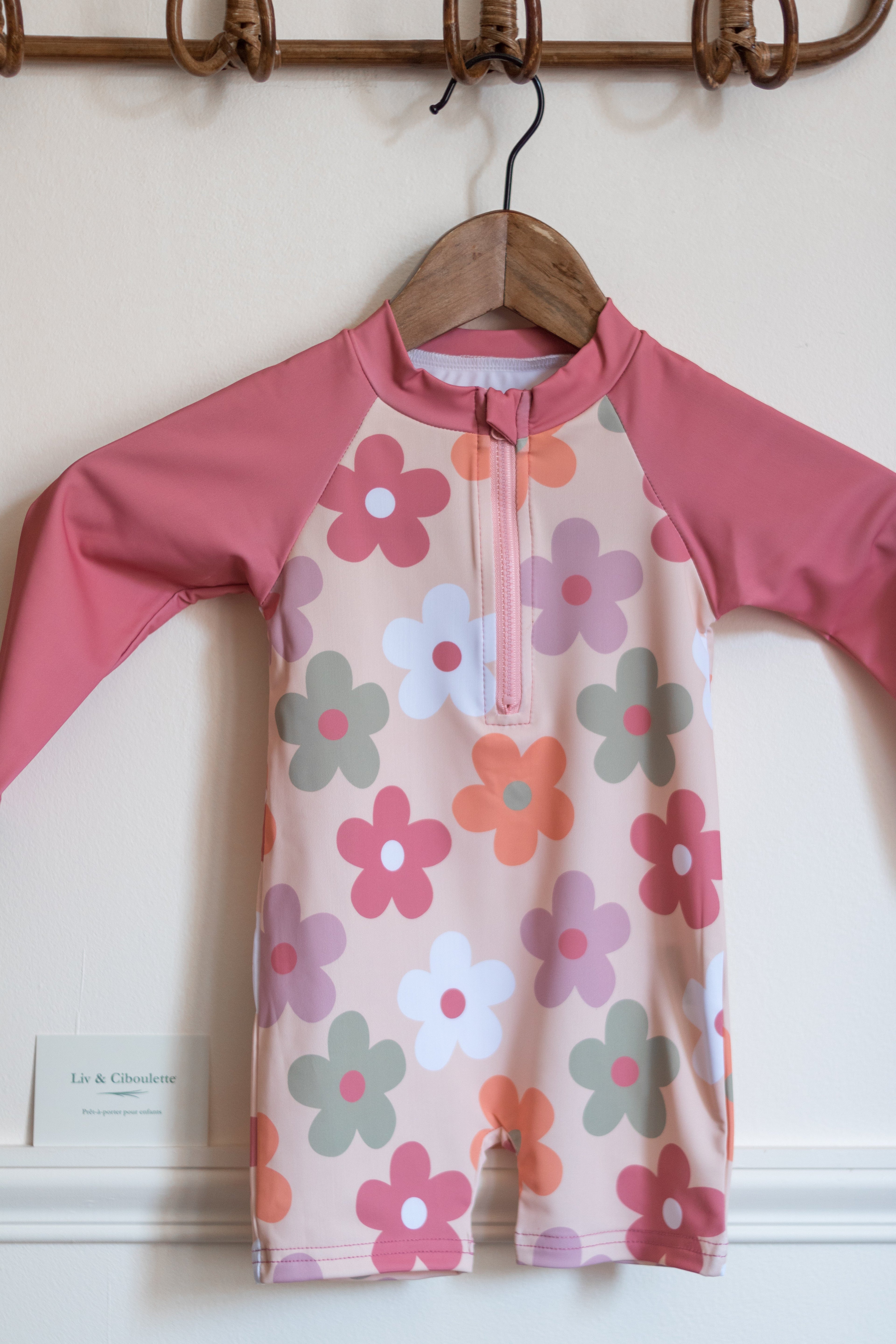 Maillot de bain intégral bébé fille Liv&Ciboulette