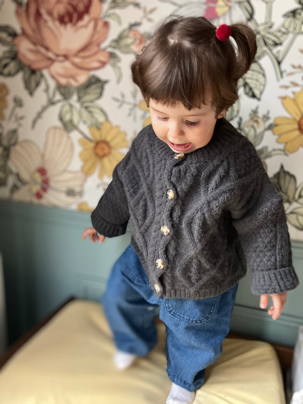 Gilet grosse maille Liv&Ciboulette