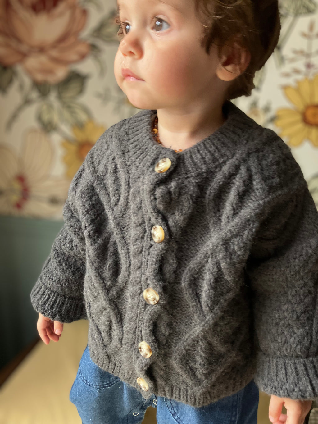 Gilet grosse maille Liv&Ciboulette
