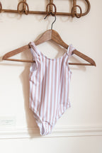 Maillot de bain rayé petite fille 5 ans Liv&Ciboulette