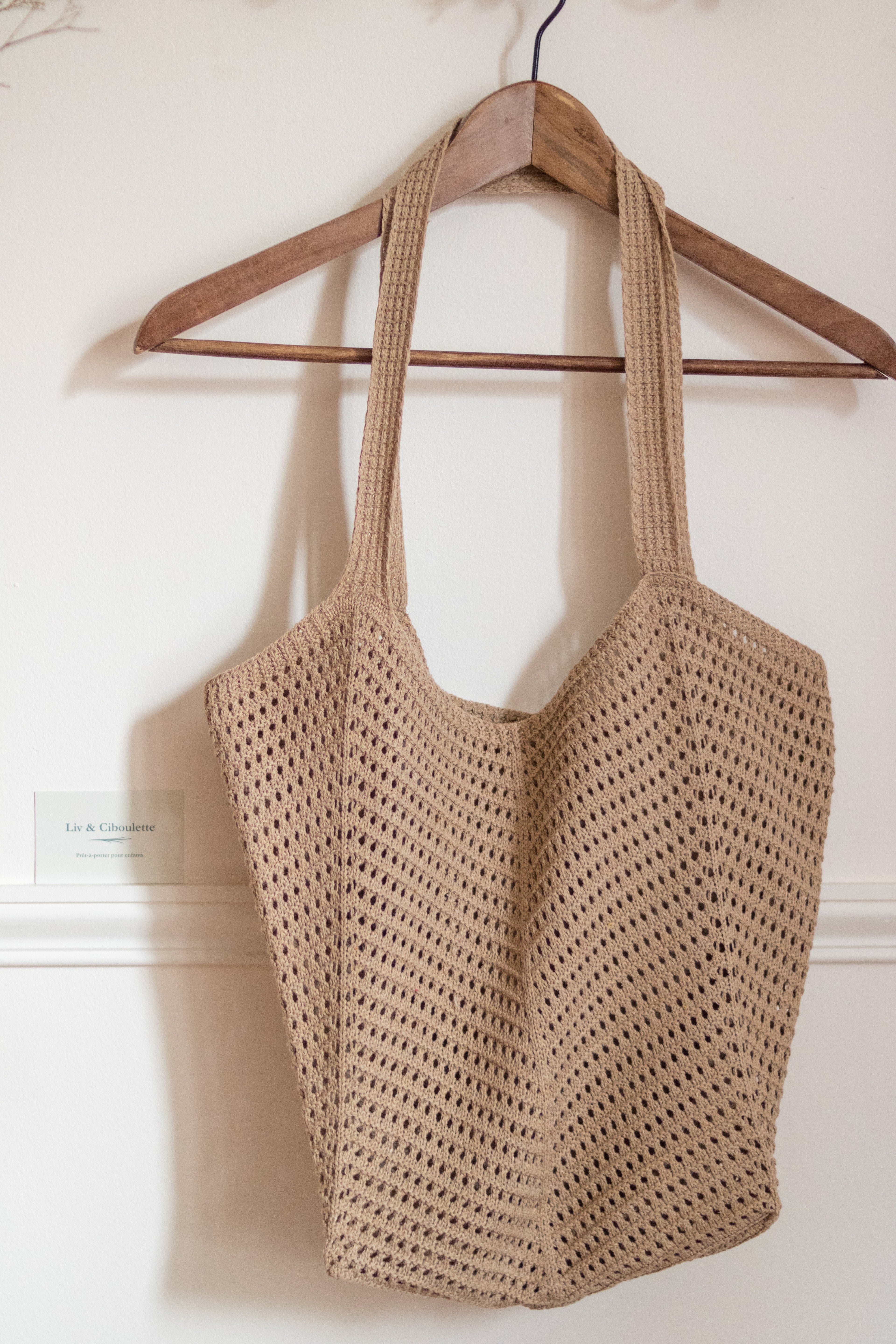 Sac femme en crochet été Liv&Ciboulette