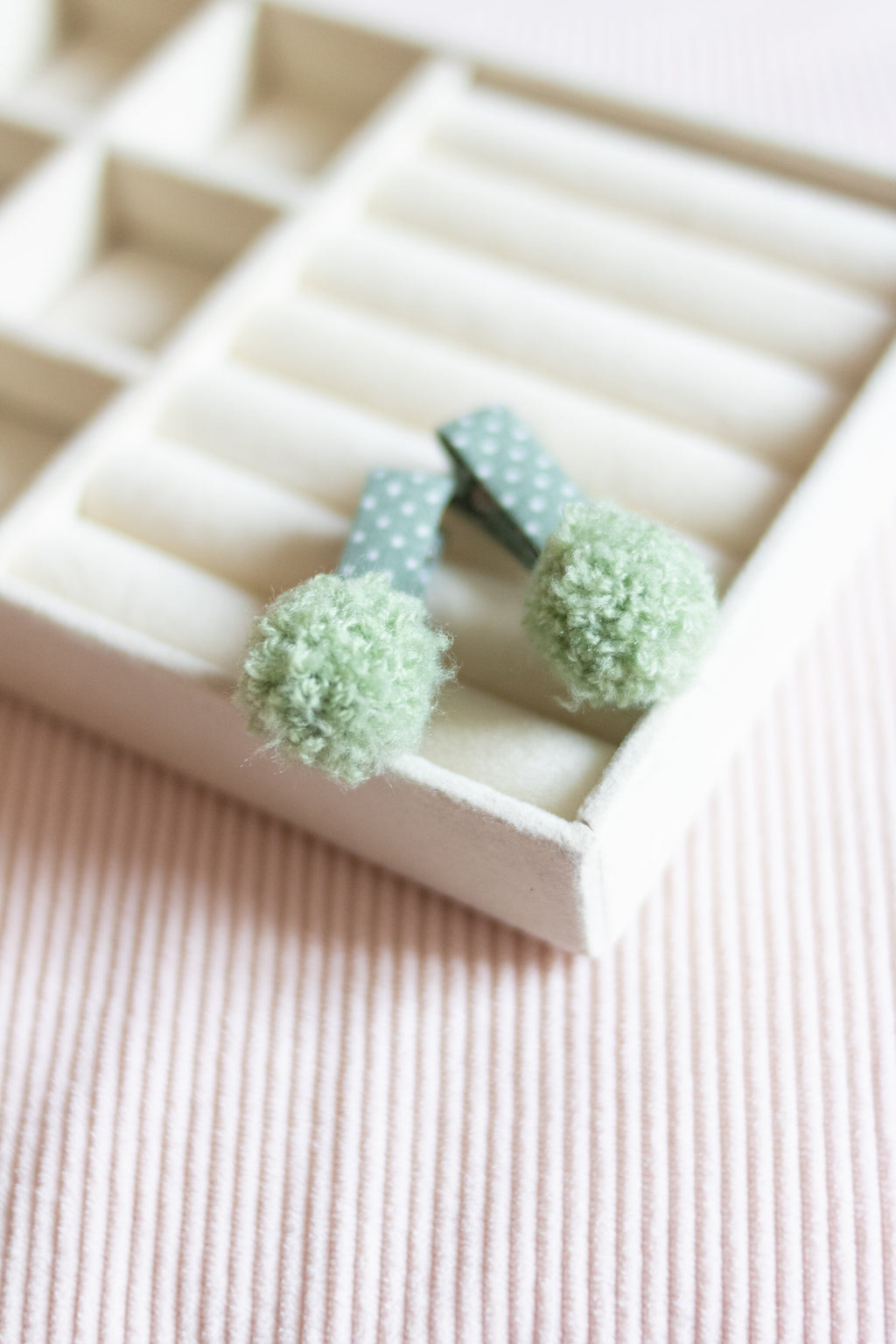 Barrettes pompon Liv&Ciboulette
