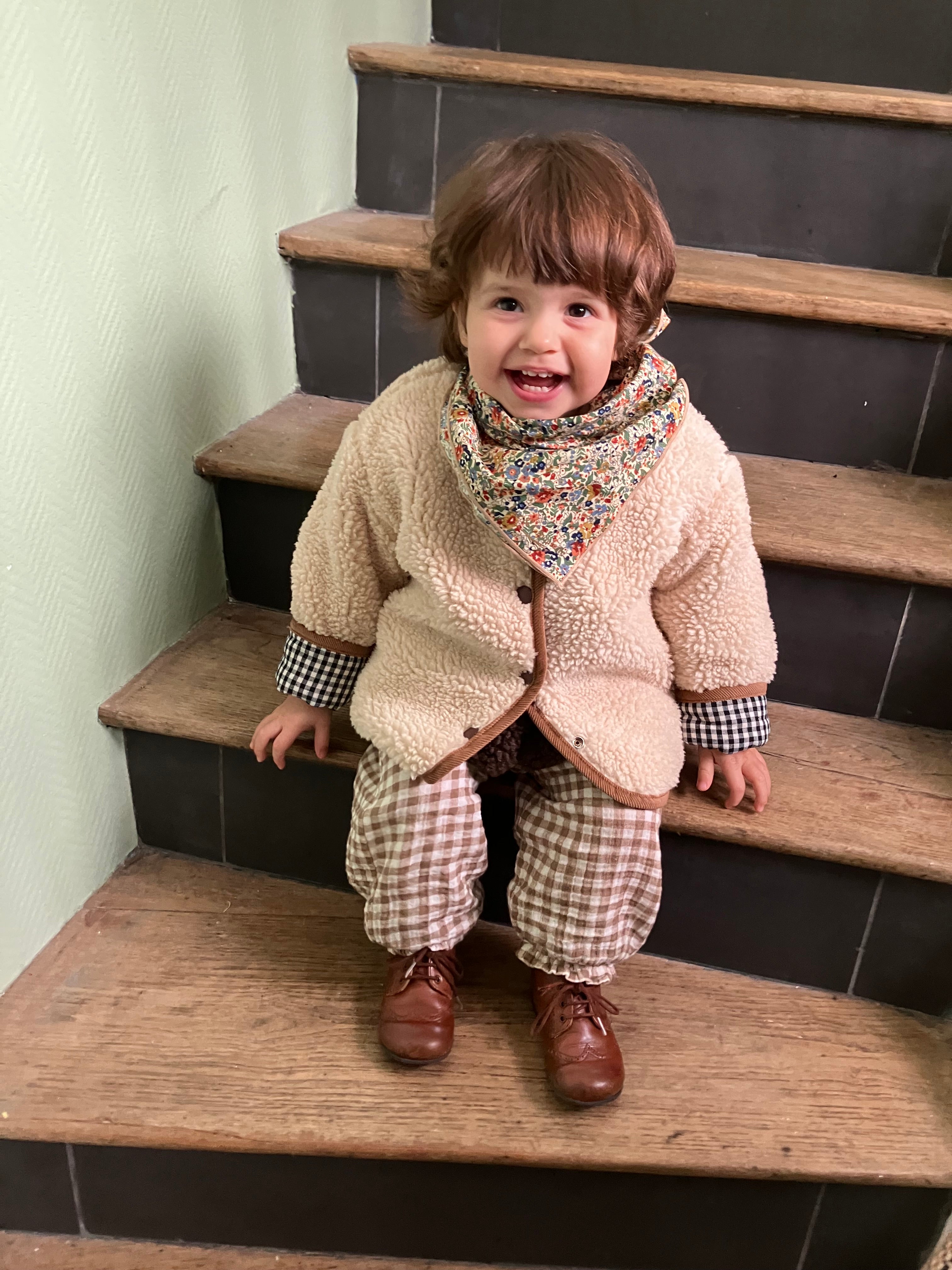 Manteau sherpa Liv&Ciboulette