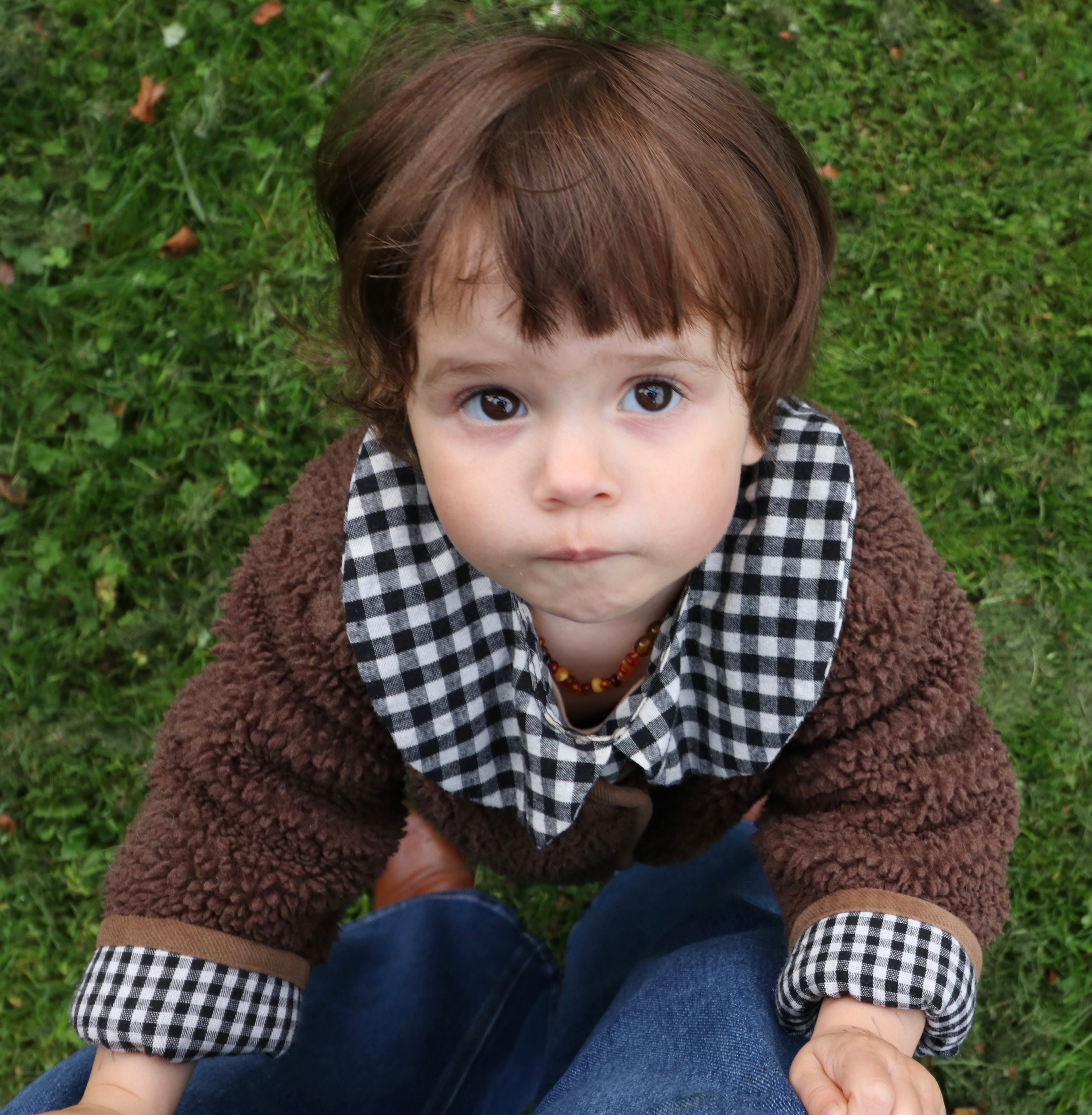 Manteau sherpa Marron Liv&Ciboulette