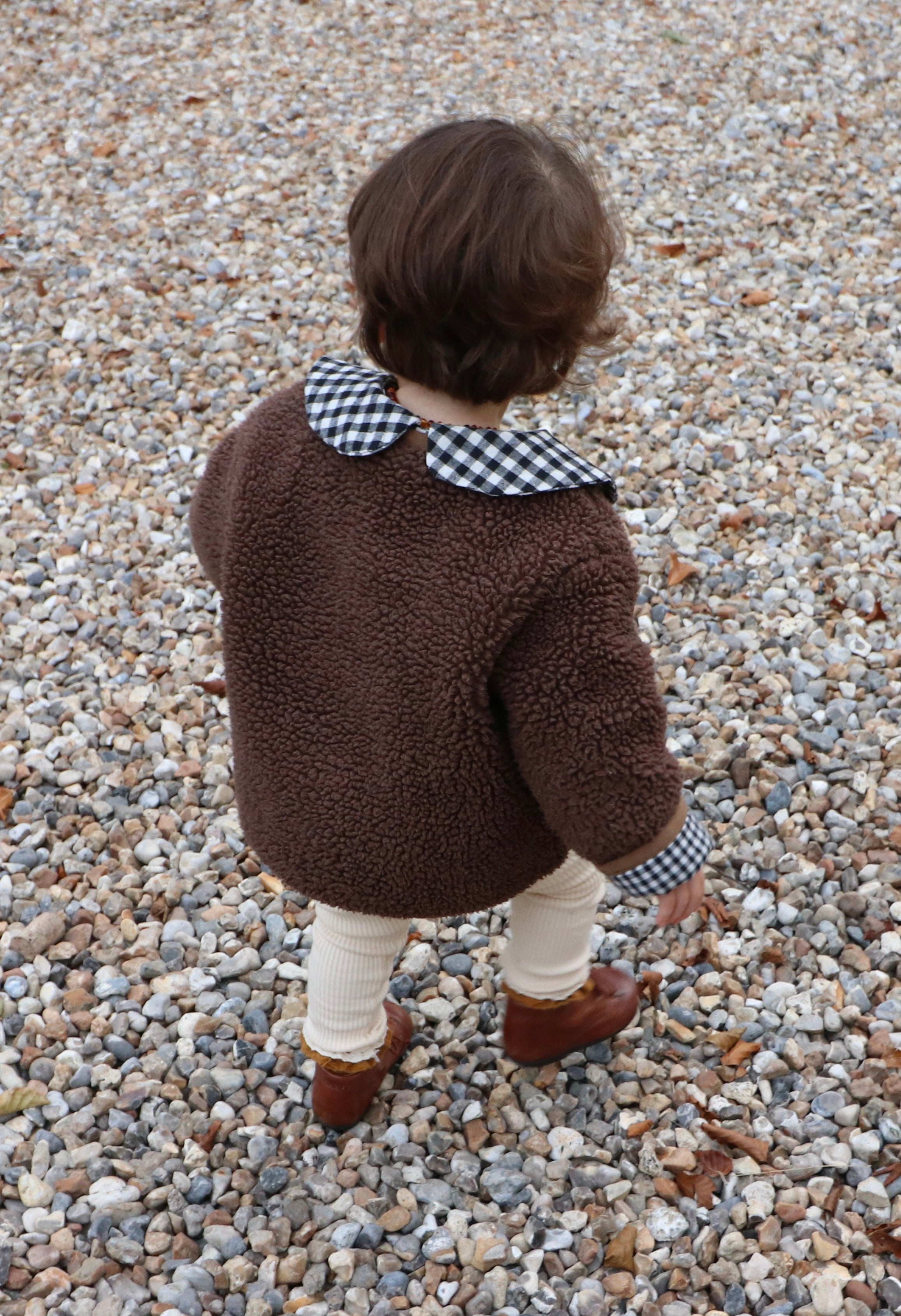 Manteau sherpa Marron Liv&Ciboulette