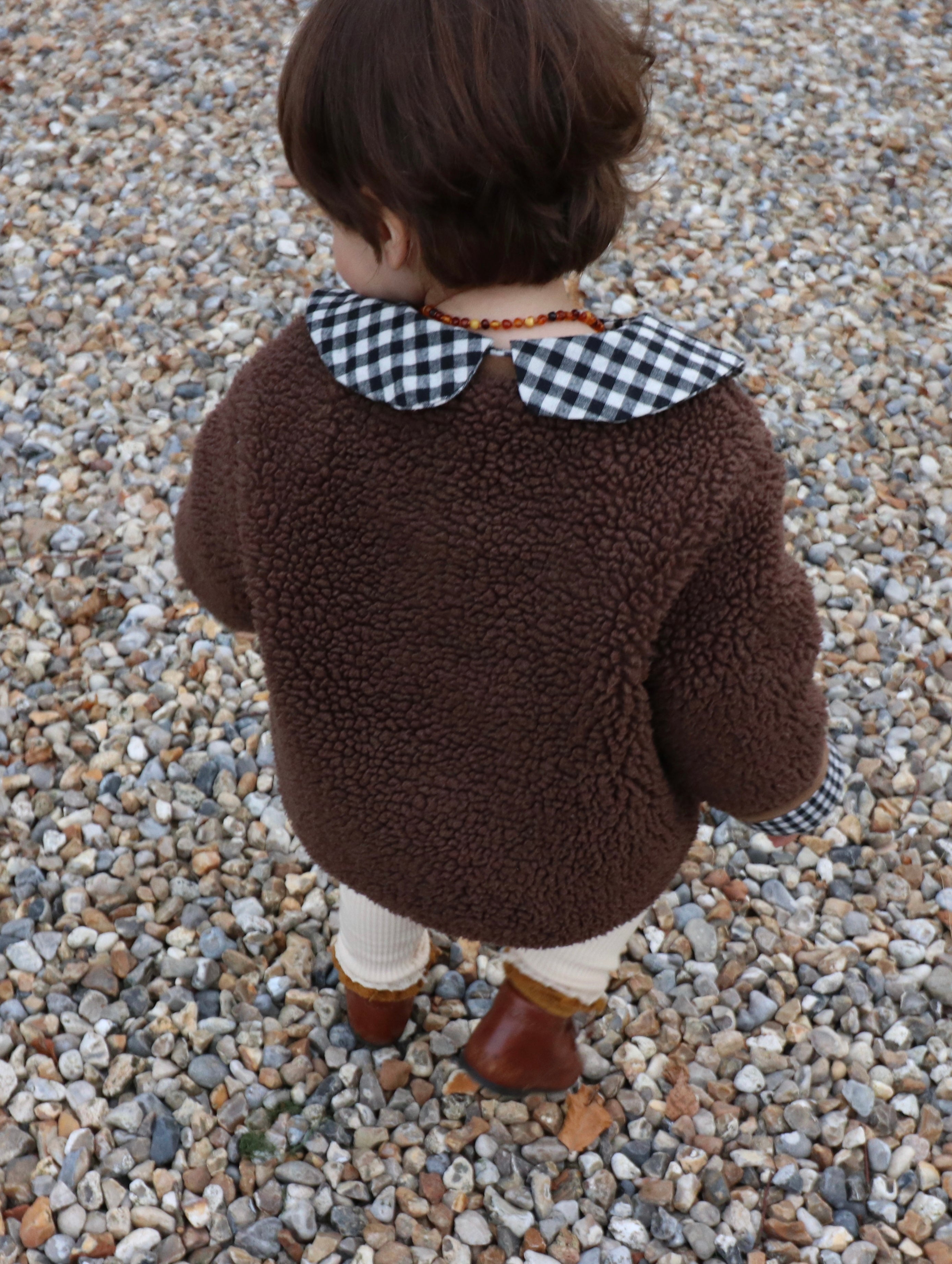 Manteau sherpa Marron Liv&Ciboulette