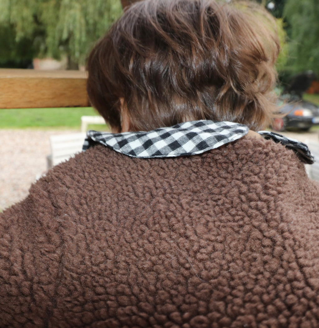 Manteau sherpa Marron Liv&Ciboulette