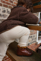 Manteau sherpa Marron Liv&Ciboulette