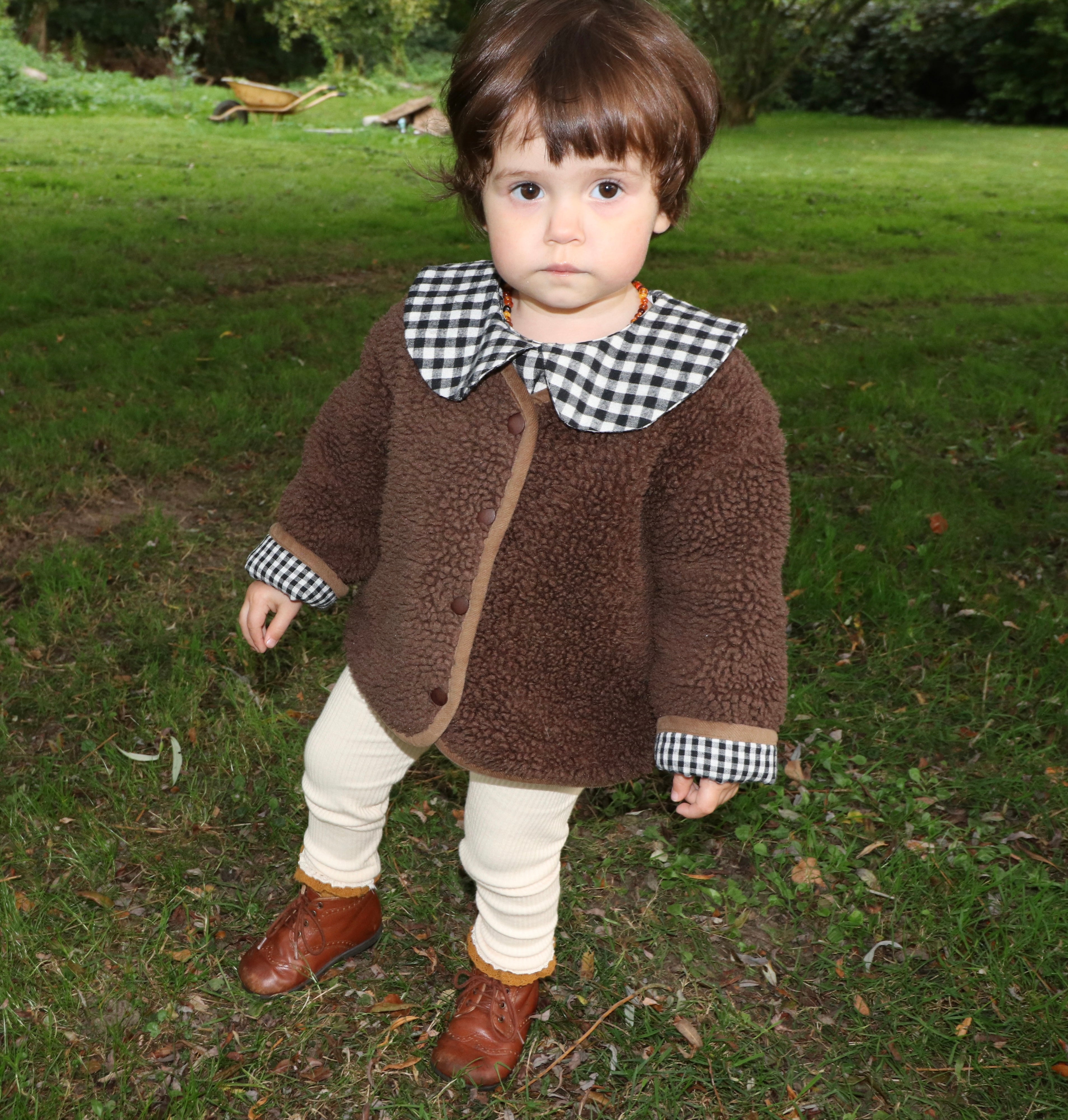 Manteau sherpa Marron Liv&Ciboulette