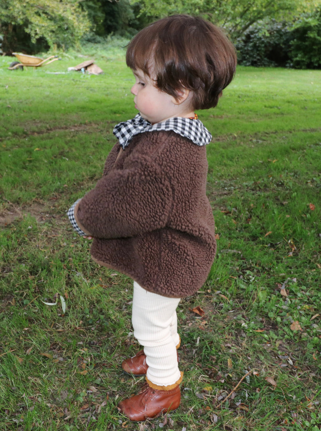 Manteau sherpa Marron Liv&Ciboulette