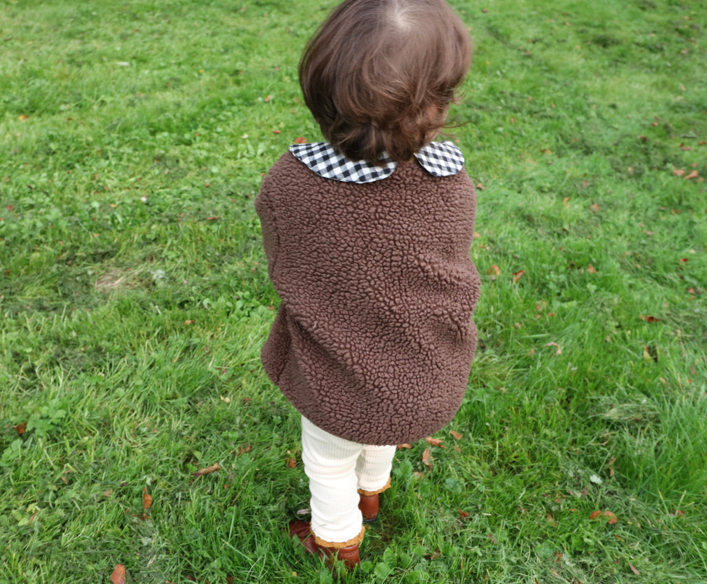 Manteau sherpa Marron Liv&Ciboulette