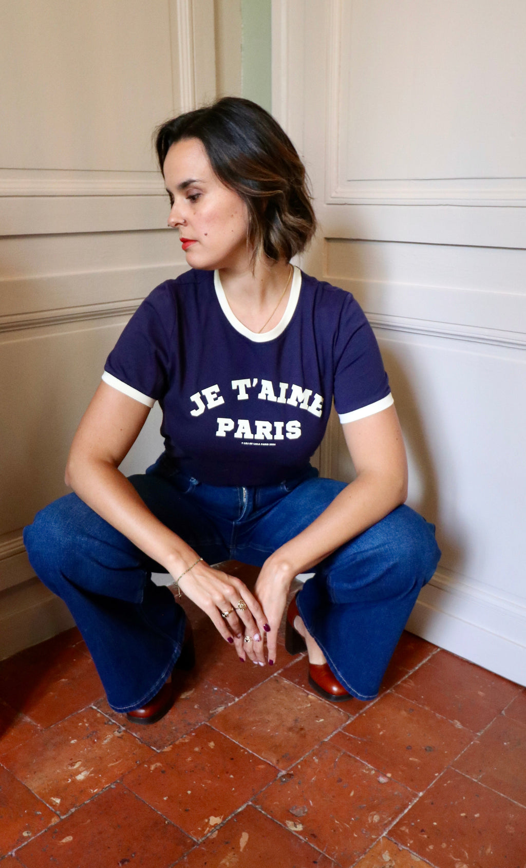 Tee-shirt femme Je t’aime Paris Liv&Ciboulette