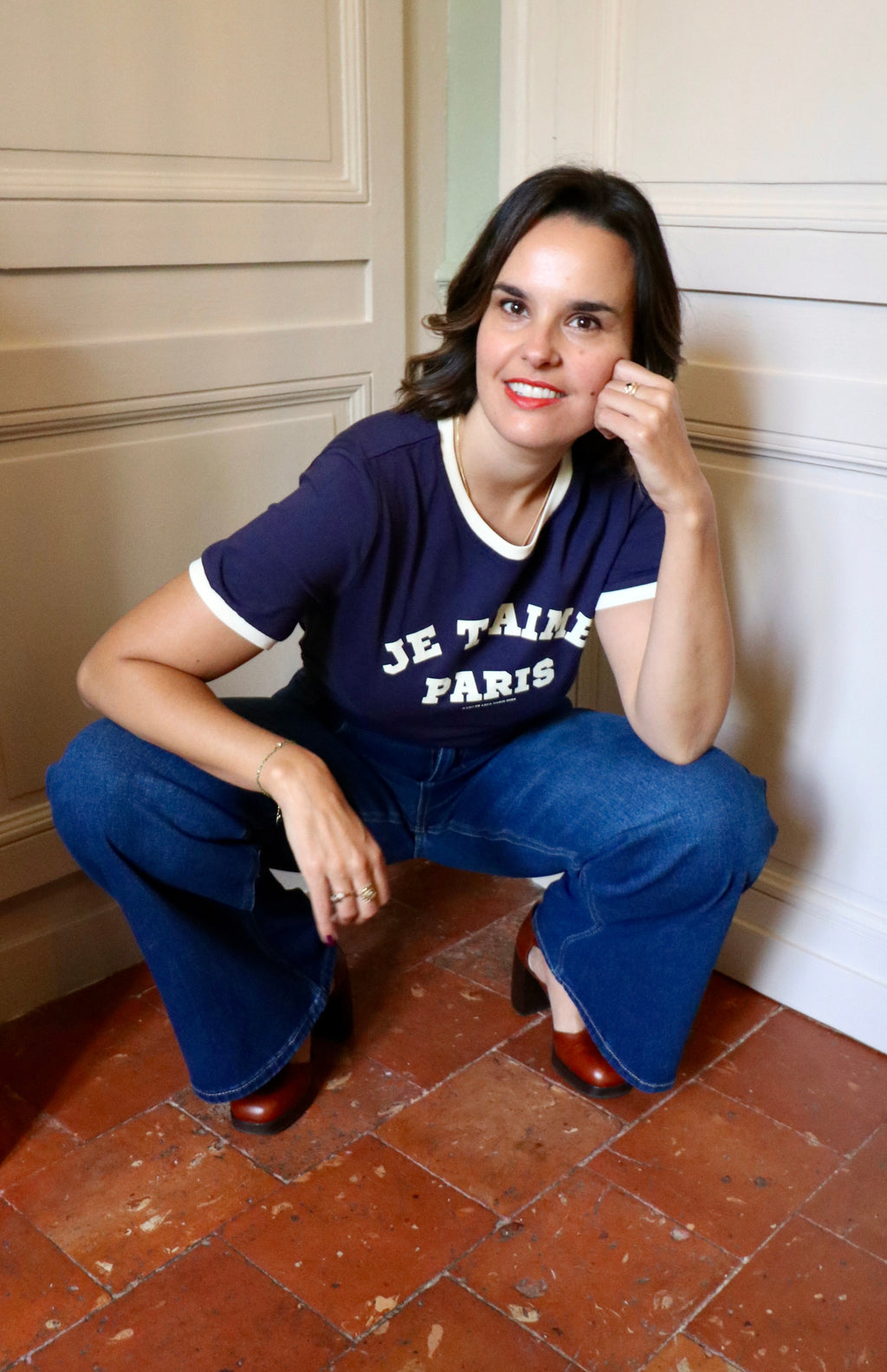 Tee-shirt femme Je t’aime Paris Liv&Ciboulette