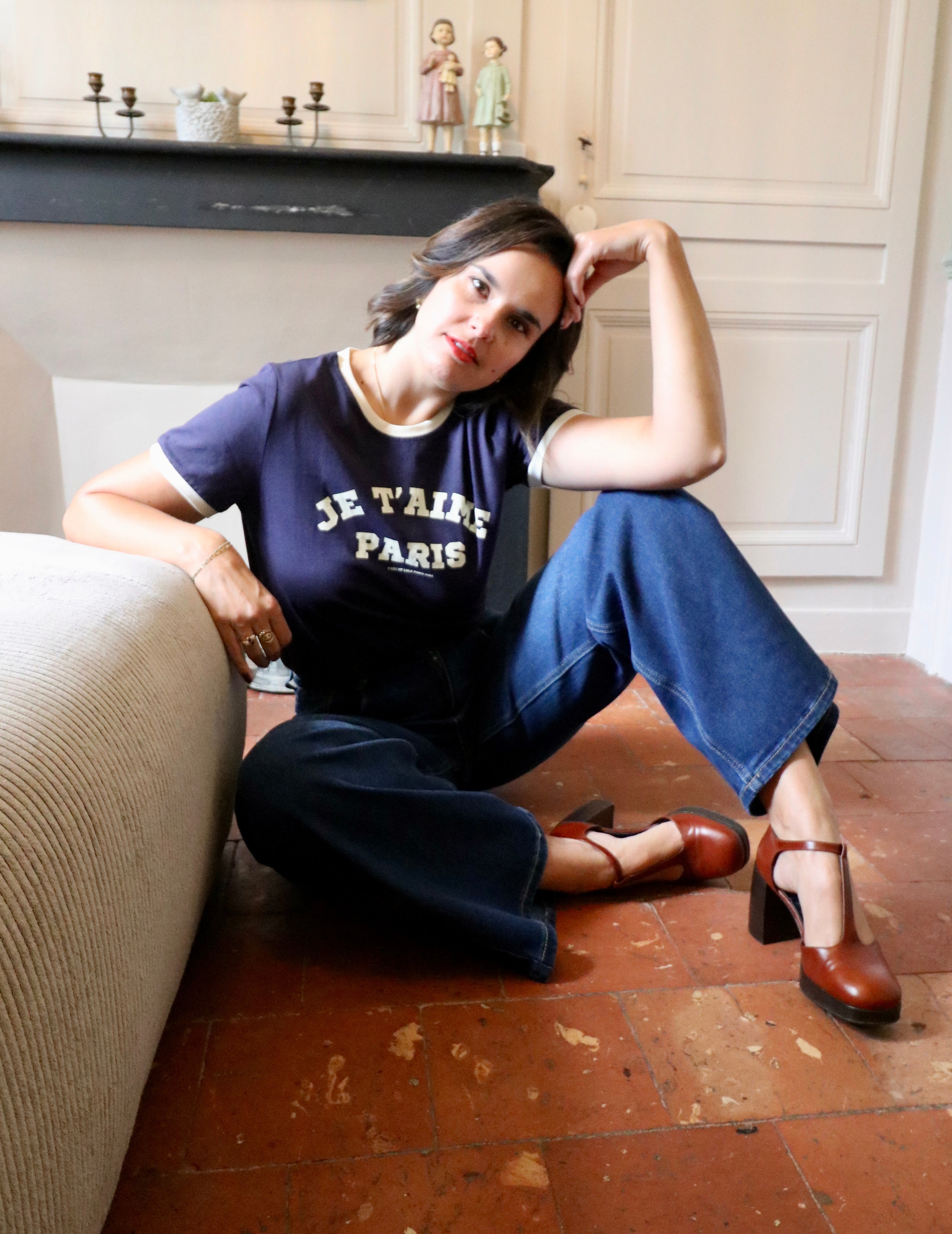 Tee-shirt femme Je t’aime Paris Liv&Ciboulette