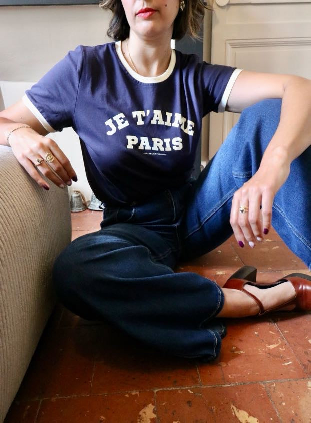 Tee-shirt femme Je t’aime Paris Liv&Ciboulette