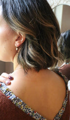 Créoles coeur plaqué or et argent Liv&Ciboulette