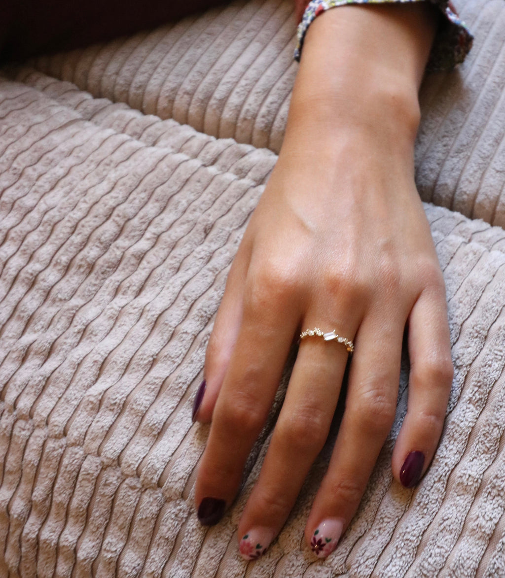 bague fine oxyde de zirconium Liv&Ciboulette