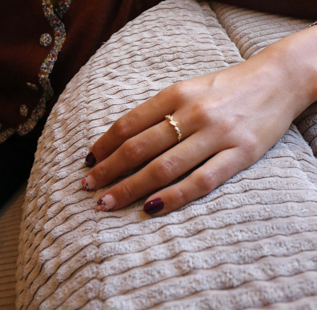 bague fine oxyde de zirconium Liv&Ciboulette