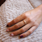 bague fine oxyde de zirconium Liv&Ciboulette