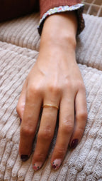 Bague fine perlé Liv&Ciboulette