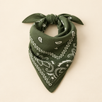 Bandana kaki doux